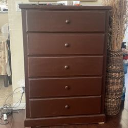 brown dresser