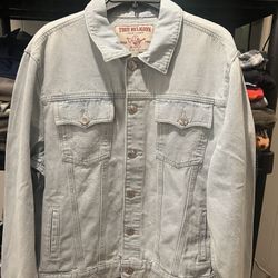 True Religion Denim Jacket - Men’s Sz. Large - Light Blue