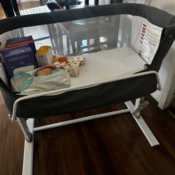 Baby Bassinet & Diapers 