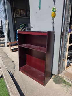 Small shelf, has blemish on one of the back corners and missing a shelf board, Just $10