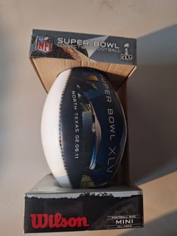 Super Bowl XLV 45 Wilson Mini Football - Boxed