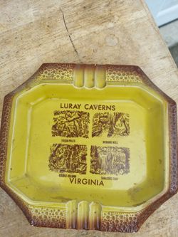 Vintage Luray caverns ashtray