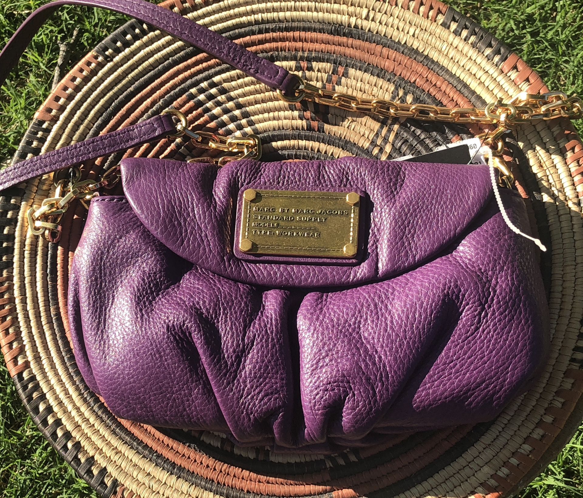 Marc By Marc Jacobs Crossbody Small Purse New With Tags Purple