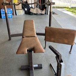 Professional High Quality Workout Bench With Accessories 