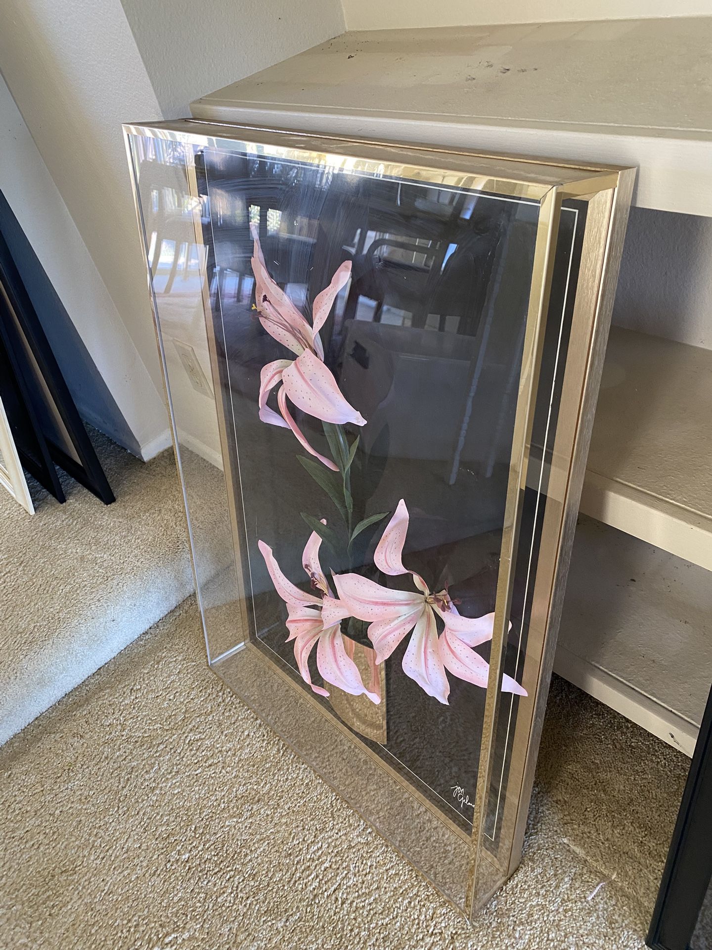 Framed Flower Art 