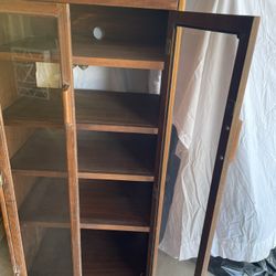Wood & Glass Cabinet