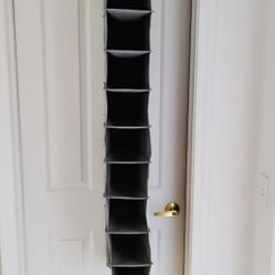 10 Shoe Hanging in Closet Shoe organizer all fabric WBar holding Hooks  $10.00