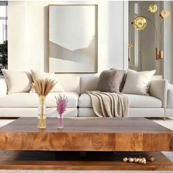 Cassiana Solid Mango Wood  Coffee Table $900 / O.B.O.