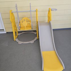 4 In 1 Toddler Slide, Swing Set