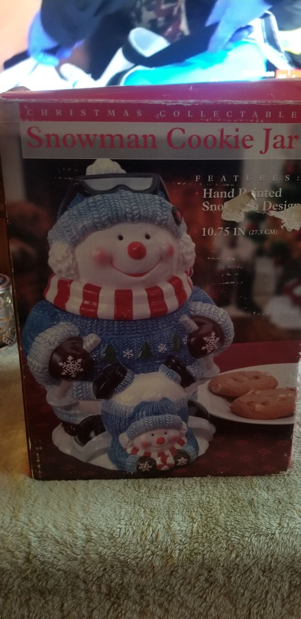 Snowman cookie jar