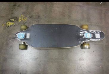 New Kryptonics 37" Drop Through W/ Kicktail Longboard