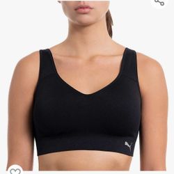 PUMA Women’s Seamless Convertible Sports Bra, 2-Pack