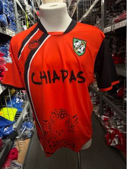 Arza Chiapas soccer team uniform/Uniforme de fútbol