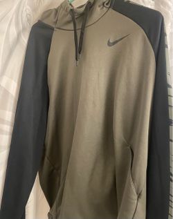 Nike Pullover Hoodie Olive Green and Black