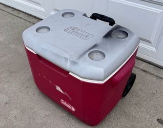 Coleman Red Cooler