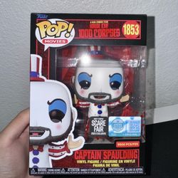 House Of 1000 Corpses: Captain Spaulding (Hot Topic Scare Fair Exclusive) RARE 9500 Pcs Limited Edition Supreme Horror Funko Pop NEW!! #1853