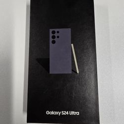 New In Box Samsung S24 Ultra Violet 512 GB Unlocked 
