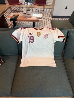 Spain Away Soccer Jersey #19