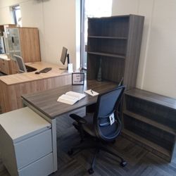 Innovative Student Desk/Bookcase Combo