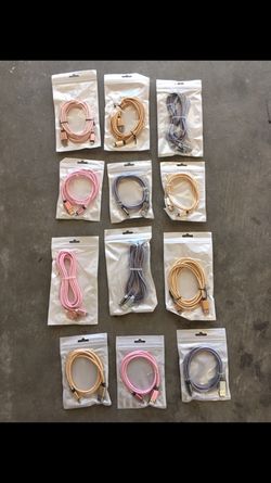 iPhone and android chargers