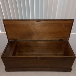 Antique Chest, from mid 1800’s, flat top with molded edge, sturdy construction from pine, in excellent condition considering the age!