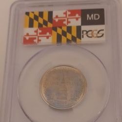Maryland State Quarter 2000 S Toning 