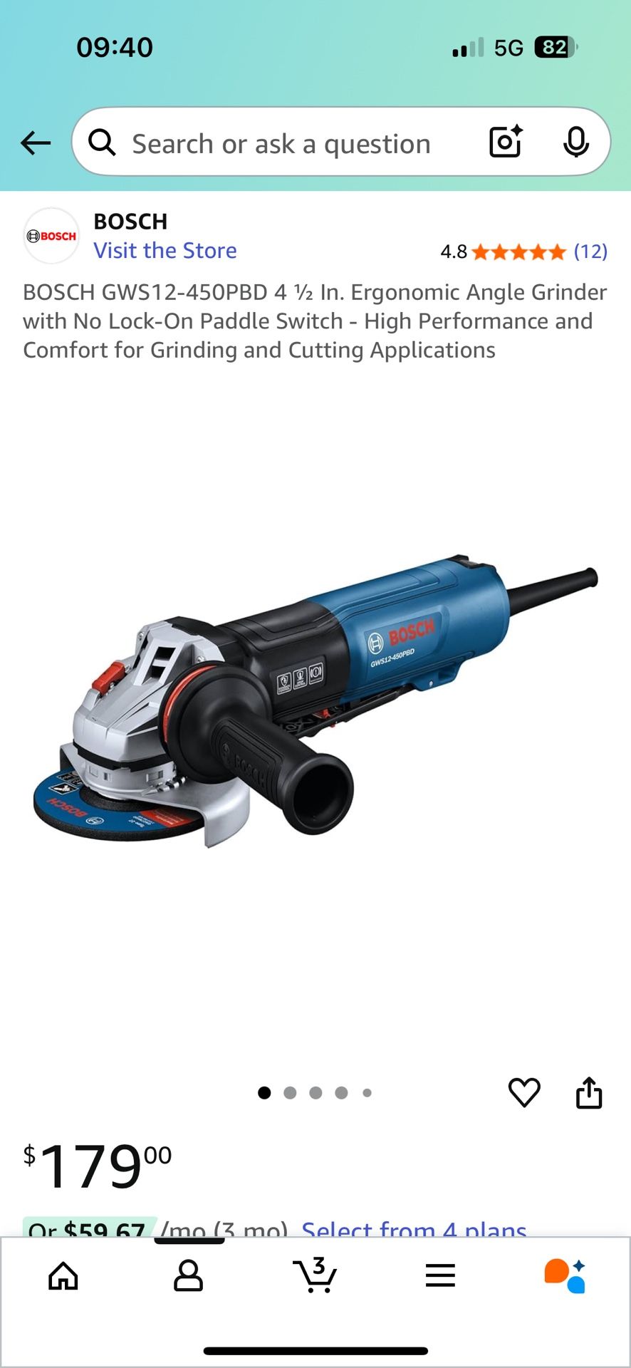 Bosch Angel Grinder