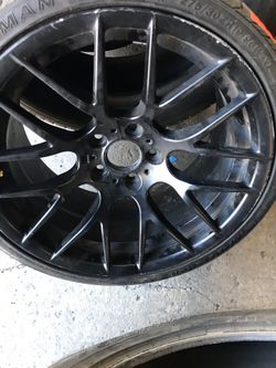 Black wheels powder coated !