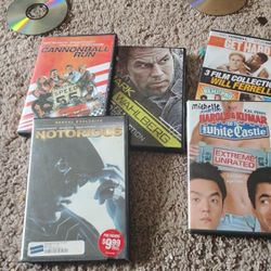 Numerous DVDs 