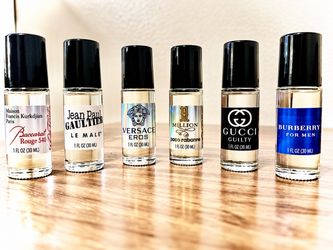 Fragrance oil colognes