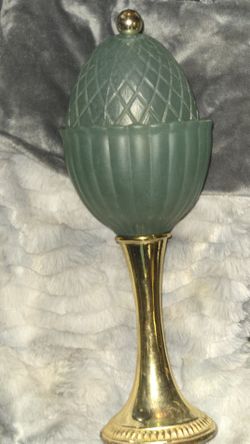 Vintage Avon Green Egg Decanter