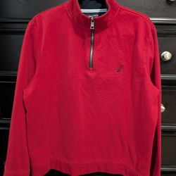 Nautica mens quarter zip  L