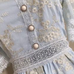 Blue Victorian Style Dress