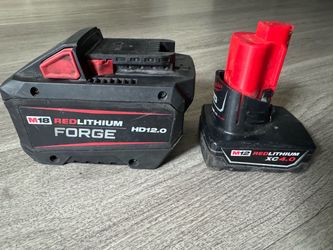 Milwaukee Red Lithium Batteries