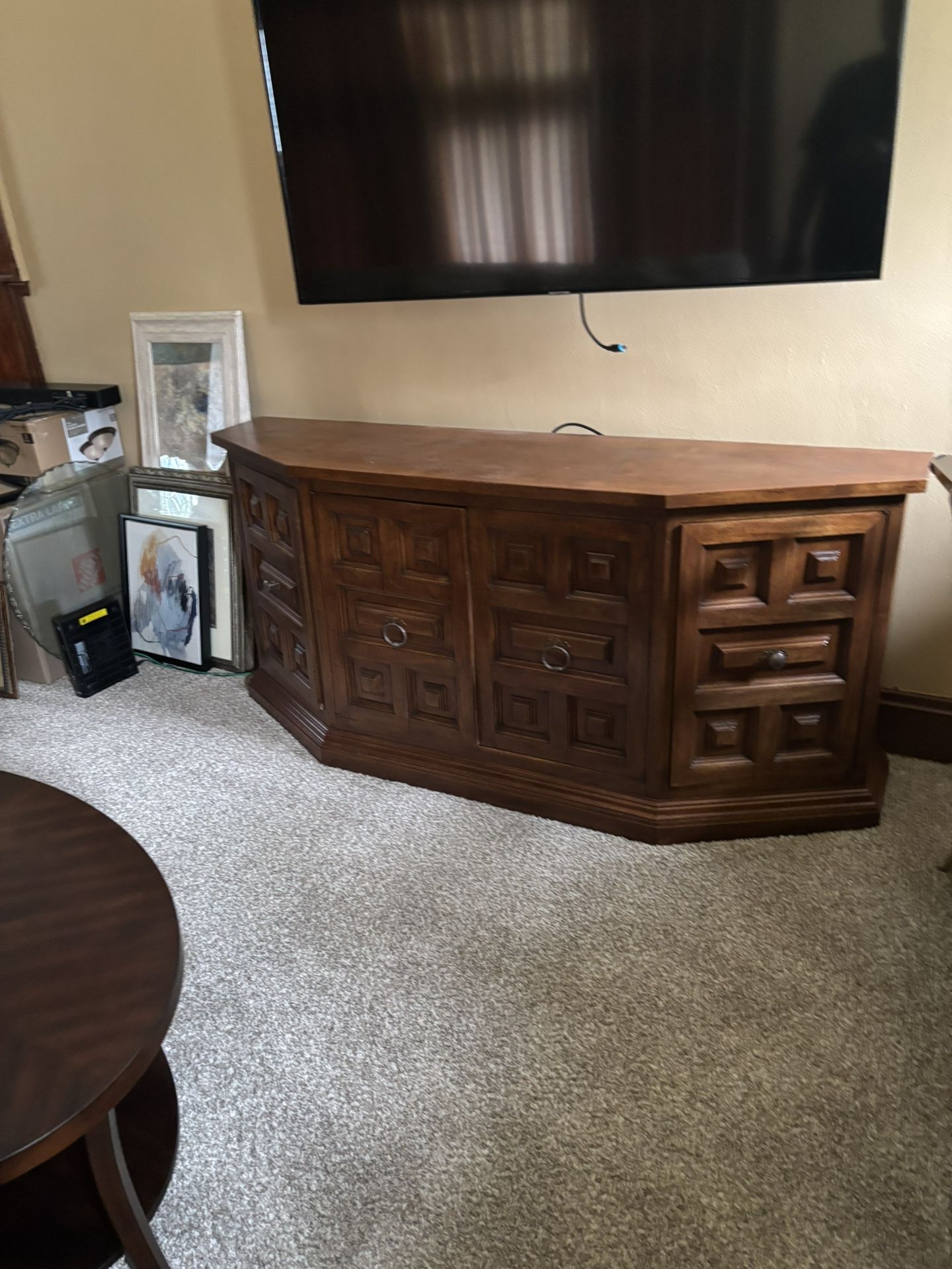 Beautiful Solid Wood Side Board