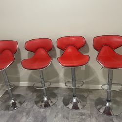 Red Bar Stool’s. $200 O.B.O.