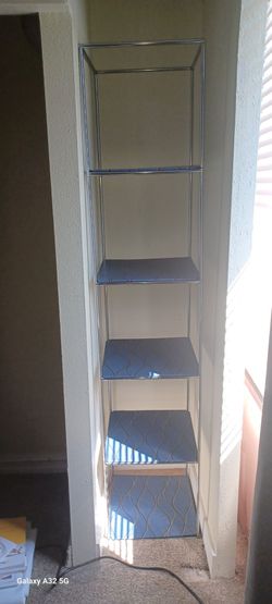 Poul Codovius Style Chrome Etagere 78.5x16x16 $550obo