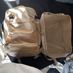 Travel Backpack + Packing Cubes 