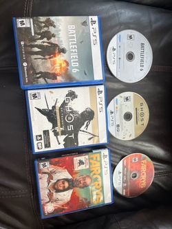 3 great condition Ps5 games