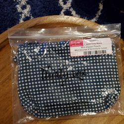 Green Thirty One Zippered Pouch,  New