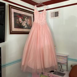 Bonito Vestido De Quinsiańera Talla Chica Limpio .nada Sucio