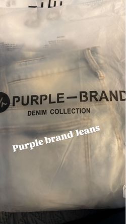 Purple jeans