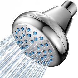 High Pressure Shower Head, Chrome, New