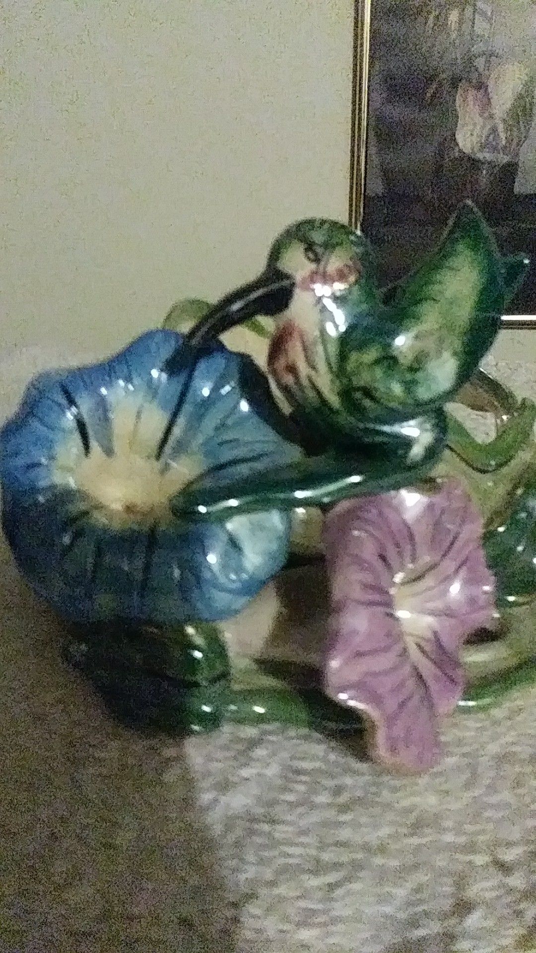 Nice flower and bird candle holder