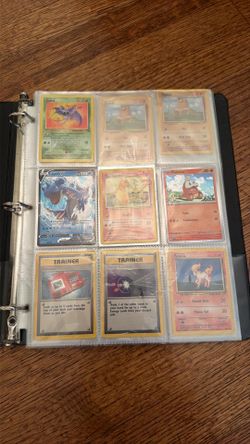 Binder Of Older Pokemon Cards