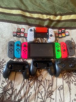 Nintendo Switch Bundle + Pokémon Cards + Games & Accessories