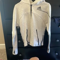 Adidas Women’s Jacket Grey Zip up