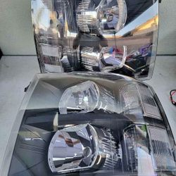 07-13 Chevrolet Silverado Headlights Luces Micas Calaveras Faros Faroles