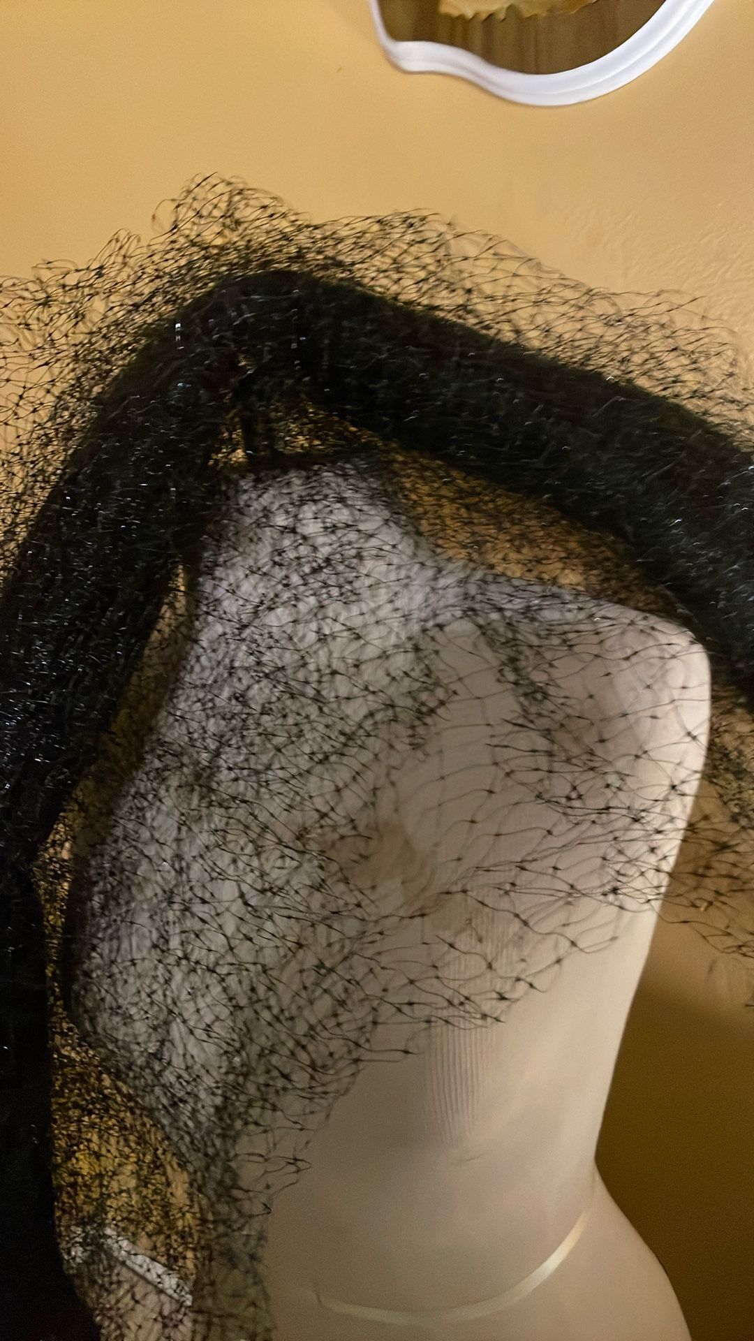 roll of fishnet tulle halloween costumes