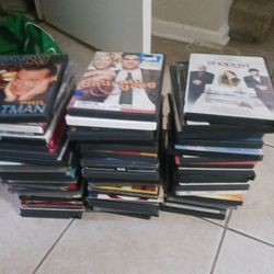 65  DVDs (Some Are Still In Plastic Never Opened)